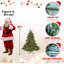 Arbre de Noël 9 pi pleine forme avec 1 100 lumières UL - branches mixtes en PE / PVC, 3451 pointes, base large pour les espaces spacieux, structure à charnières, support en métal stable-922185741-922185742