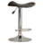 Swivel Upholstered Adjustable Height Counter Stool with Metal Frame