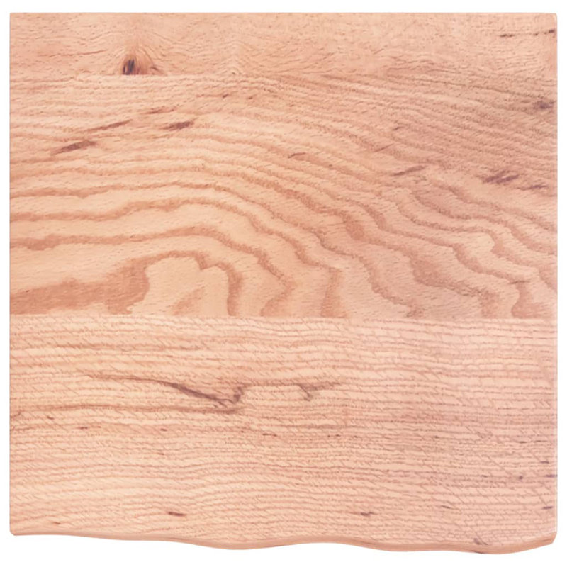 Bois massif traité avec meuble-lavabo vidaXL, Brun clair