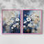 Série FLORAL CCLXV - Reproduction encadrée de qualité supérieure - prête à être accrochée - aucun clou requis - aucun clou requis-426148590-426148563