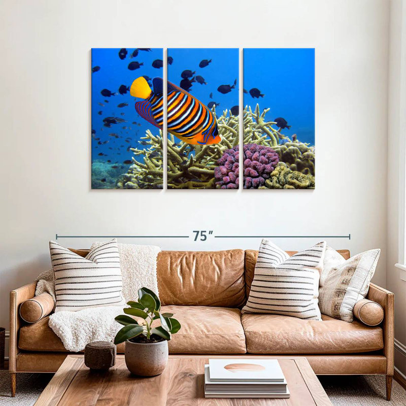 Brampt Royal Angelfish, 36" H x 57" W