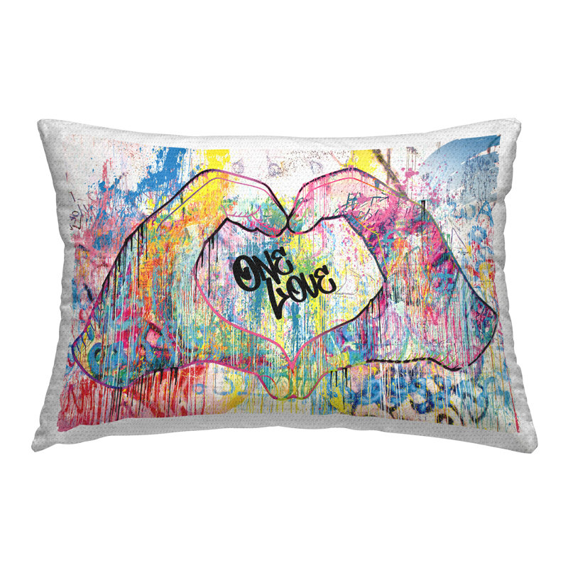 Coussin décoratif d'extérieur Urban One Love