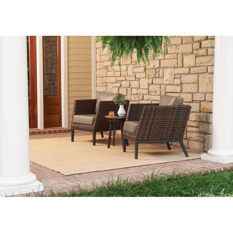 Salino Outdoor Lounge Chair, Truffle Nauticau