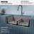 Karran Quartz 32'' X 19-1/2'' 50/50 Double Bowl Composite Undermount Kitchen Sink-49947612