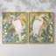 Floral Egret I-Premium, reproduction encadrée prête à accrocher - aucun clou requis - aucun clou requis-220463193-220463192