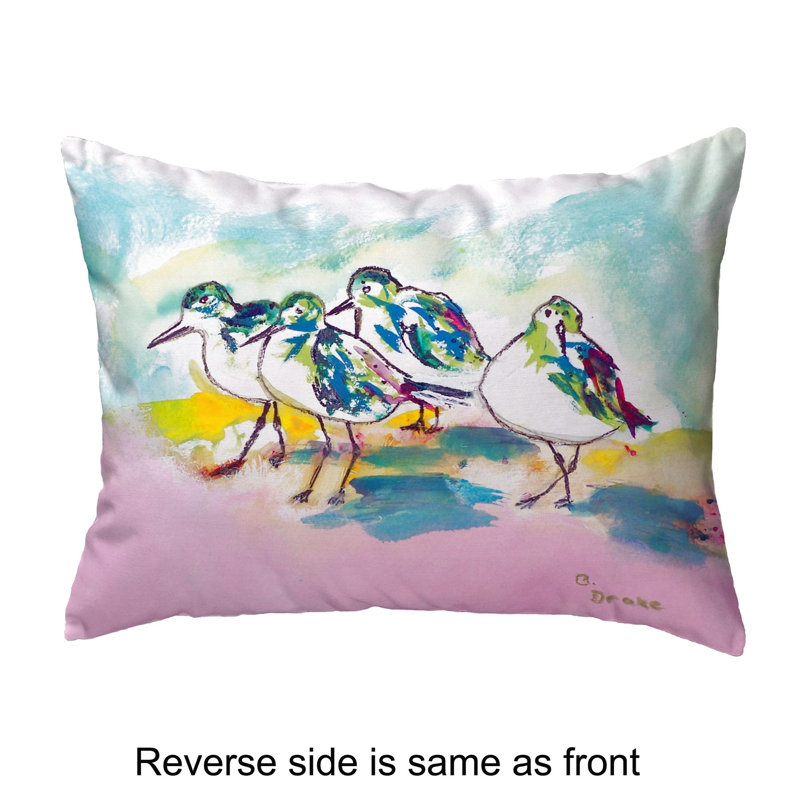  Coussin intérieur / extérieur Sanderlings, 11 po x 14 po