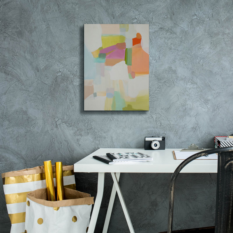 «Pastel Abstract 2» par Jenny Westenhofer, H 16 po x l 12 po x P 0,75 po
