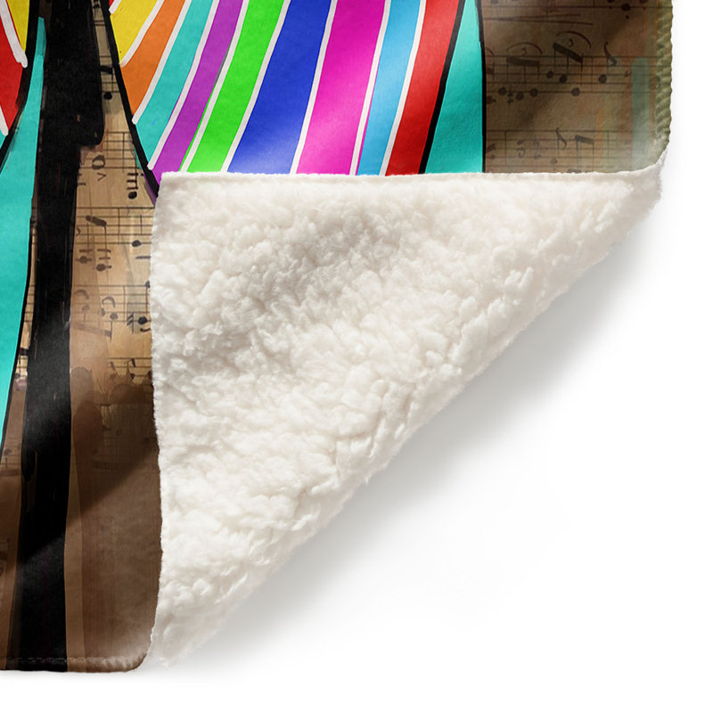  Couverture douce en sherpa, 51 po x 60 po