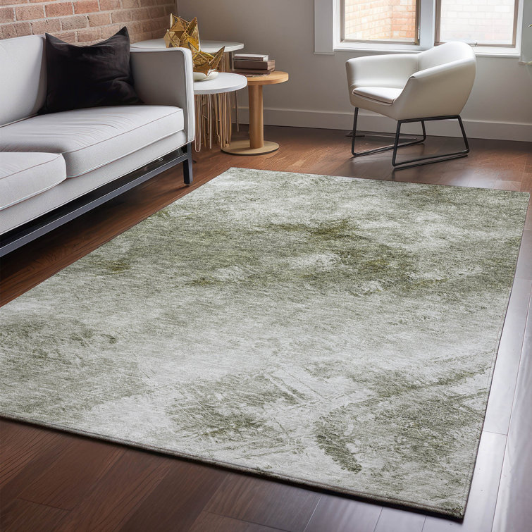 Premium Machine Washable Cerrito AMF590 Taupe Rug