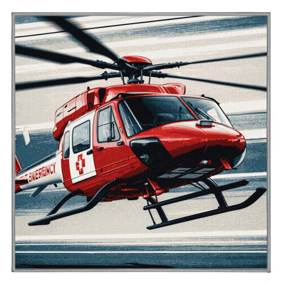 Machine Washable Transportation Grey Area Rug
