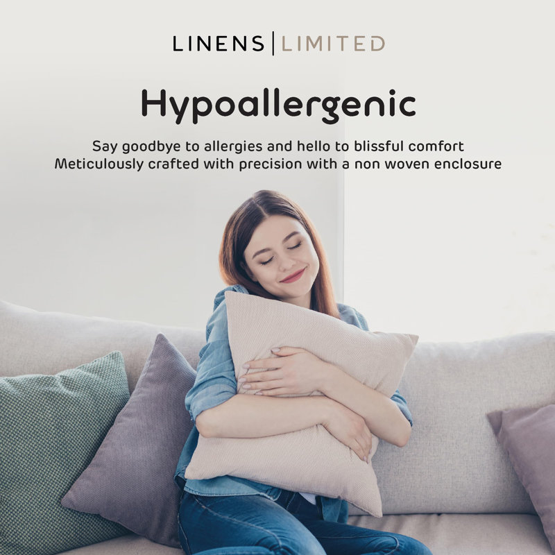 Linens Limited Cloud Comfort Cushion Insert 30cm x 50cm, Made in the UK, Soft and Plump, Non-Allergenic Sofa Cushion Pad, Easy to Clean, Small Cushion Inner, Perfectly Fits Covers