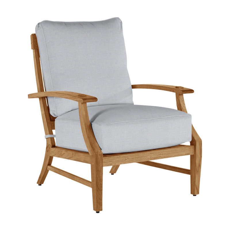Croquet Teak Patio Chair with Cushions