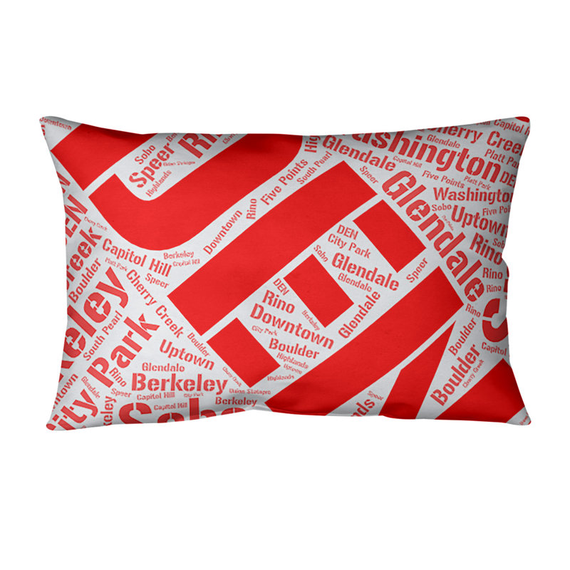 Coussin lombaire intérieur/extérieur denver, Oui, Rouge