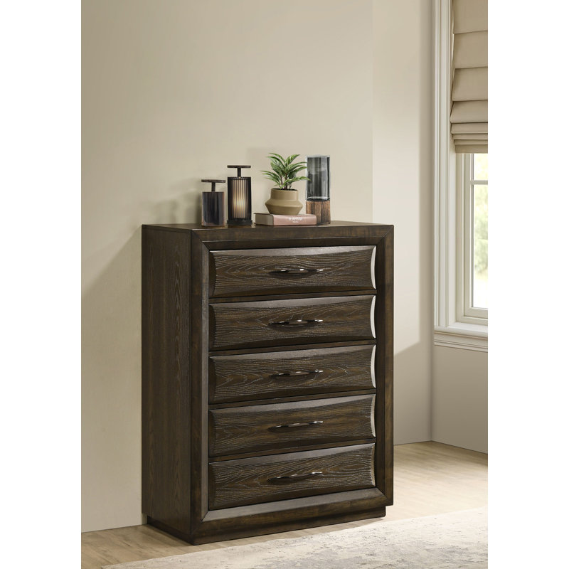Commode transitionnelle l 39,65 po, brun