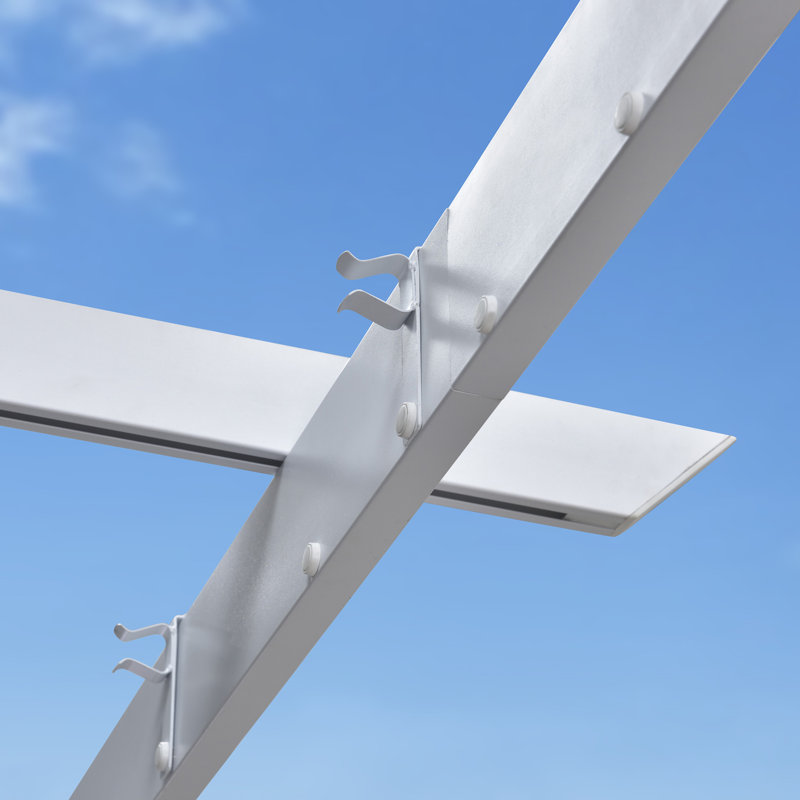 3m x 3m Aluminium Pergola, Blue