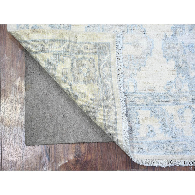 Ventress One-of-a-Kind 4' X 5'9" Wool Area Rug Ivory
