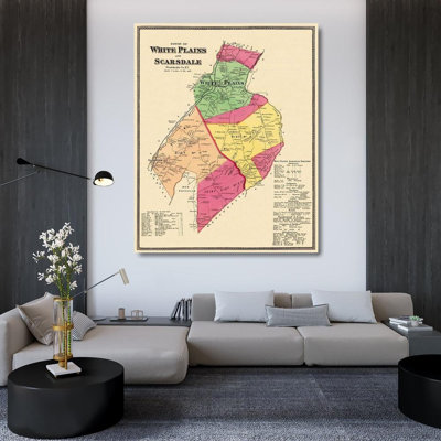 Art sur toile tendue avec Alcers Hill® Beers Gallery: White Plains, Scarsdale New York Landowner NYWH0001