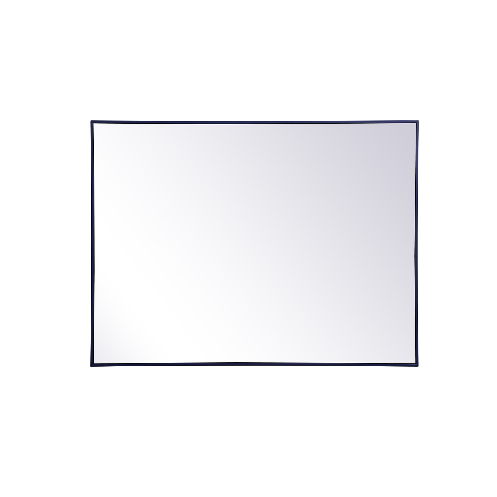Sabine Metal Rectangle Wall Mirror, 48" x 36", Blue
