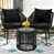 Black Cushion/Black Frame