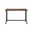 Bureau d'écriture en noyer et noir avec port USB