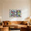 Impression sur toile, symbole de la mode et graffiti-1801252950