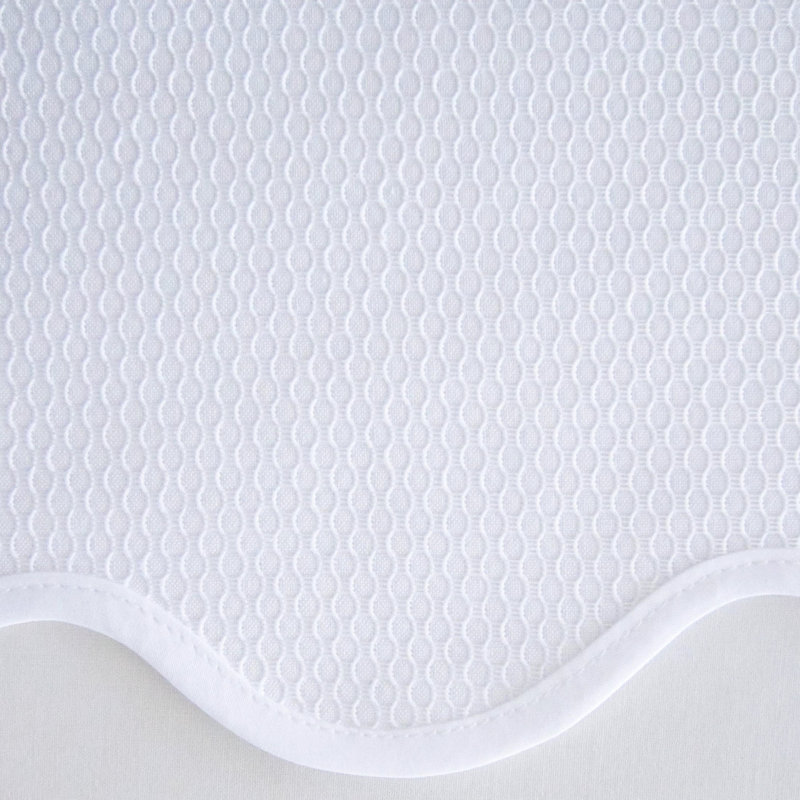 Honeycomb 100% Cotton Coverlet, California King Coverlet / Bedspread, White