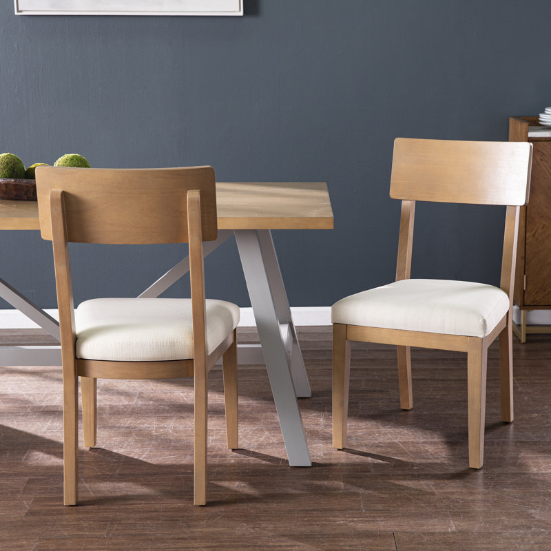 Chaise d'appoint en lin naturel