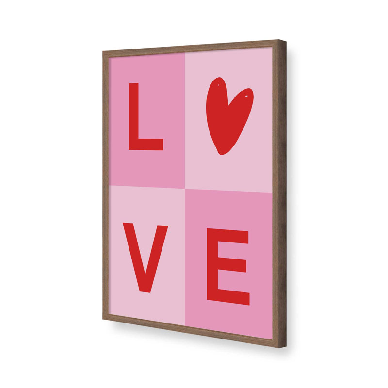 «Sweet Love I» par Garima Dhawan, reproduction d'art, H 24 po x l 18 po, Brun