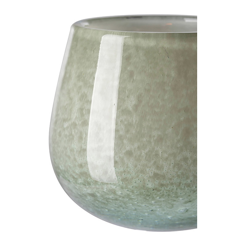 Vase en verre Marly, H 4,33 po x l 5,51 po x P 5,51 po