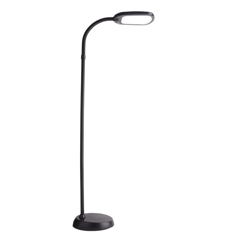 Lampe sur pied en arche 52 po del Yazzie, Noir