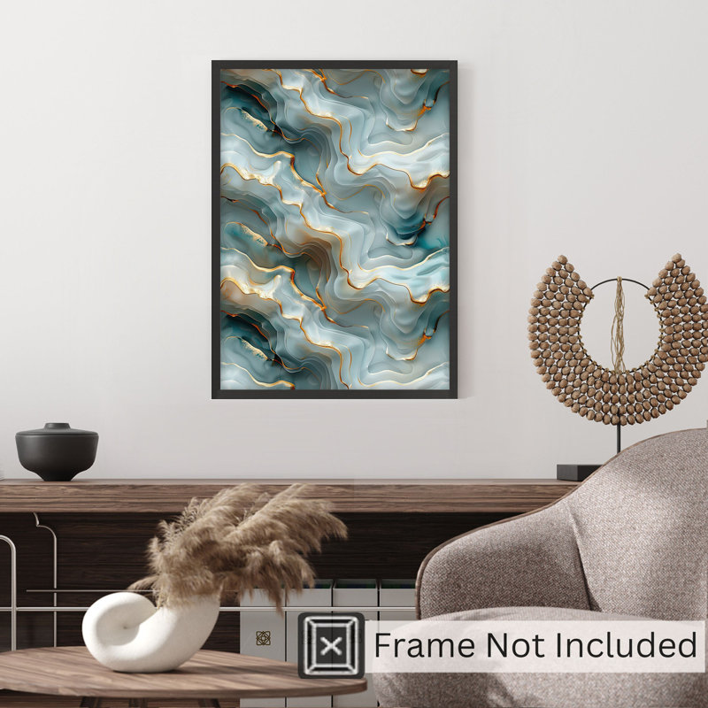 «Abstract Abstract Dreams», reproduction d'art moderne sans cadre, H 14 po x l 11 po