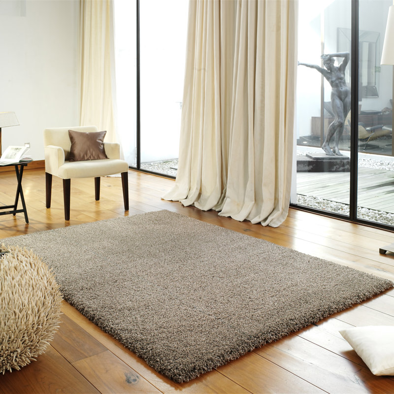 Solid Colour Shag Area Rug, Rectangle 240 x 340cm