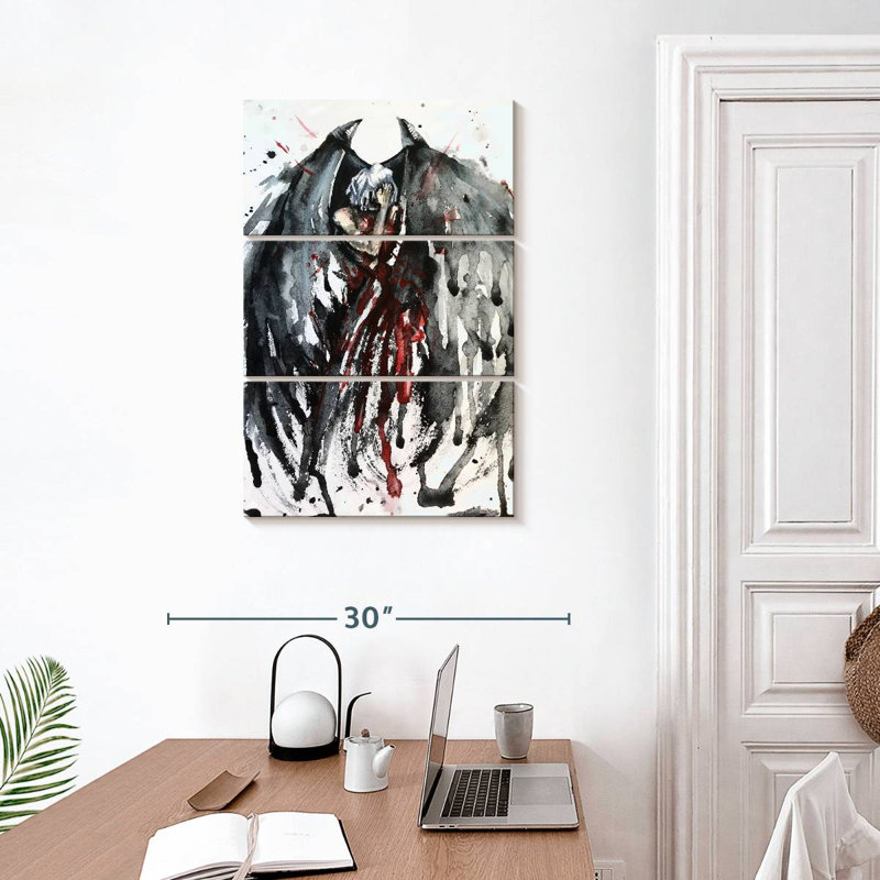 Kelan Crying Angel, 32" H x 20" W