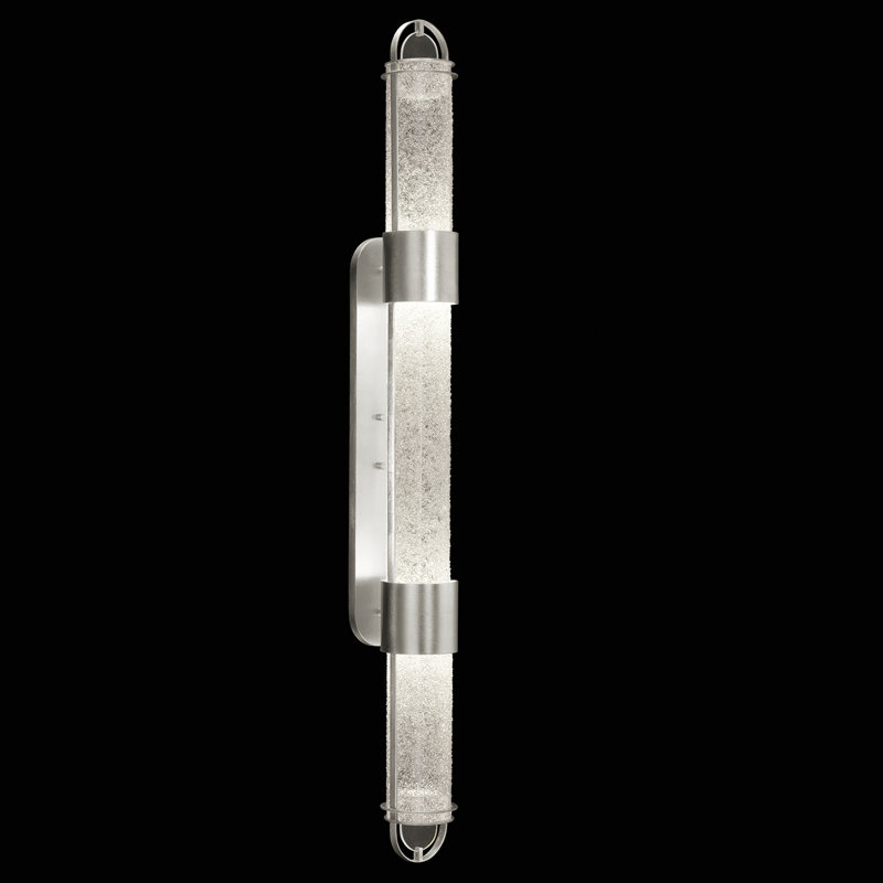 Bond 4 - Light LED Wallchiere, Clear, Silver
