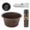 Premier Copper Products BSP5_BR17DB-D Bar Sink And Drain Package