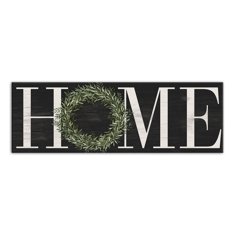 Couronne de maison sur toile