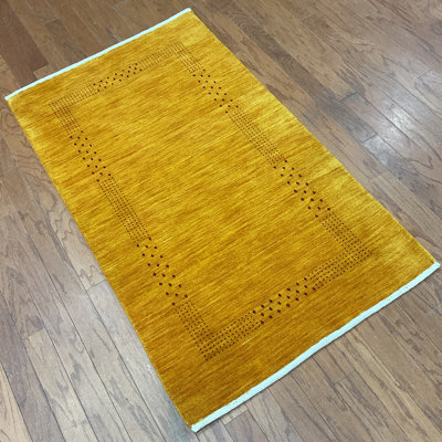Handmade Modern Gabbeh Wool Rug