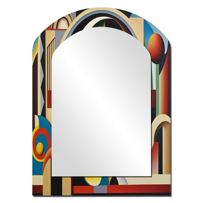 Miroir mural circulaire rétro Dynamics II