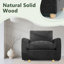  41.73" Wide Chenille Upholstered Accent Chair with Extra Deep Seat-1718535266