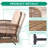 4 - Person Patio Conversation Set with Cushions