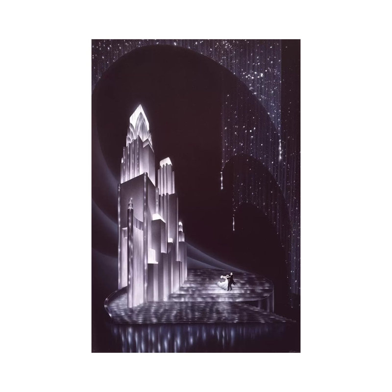 Midnight by Robert Hoppe - Wrapped Canvas Print, 30.48cm H x 20.32cm W 1.9cm D