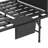 Folding Bed With Adjustable Headboard & 5" Memory Foam, Space Saving Rollaway Guest Bed For Tall People, Portable Twin Cot On Wheels, Easy Assembly