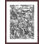 Scène de l'Apocalypse, la grande pute babylonienne (gravure sur bois) (photo en noir et blanc) par Albrecht Dürer, impression giclée encadrée