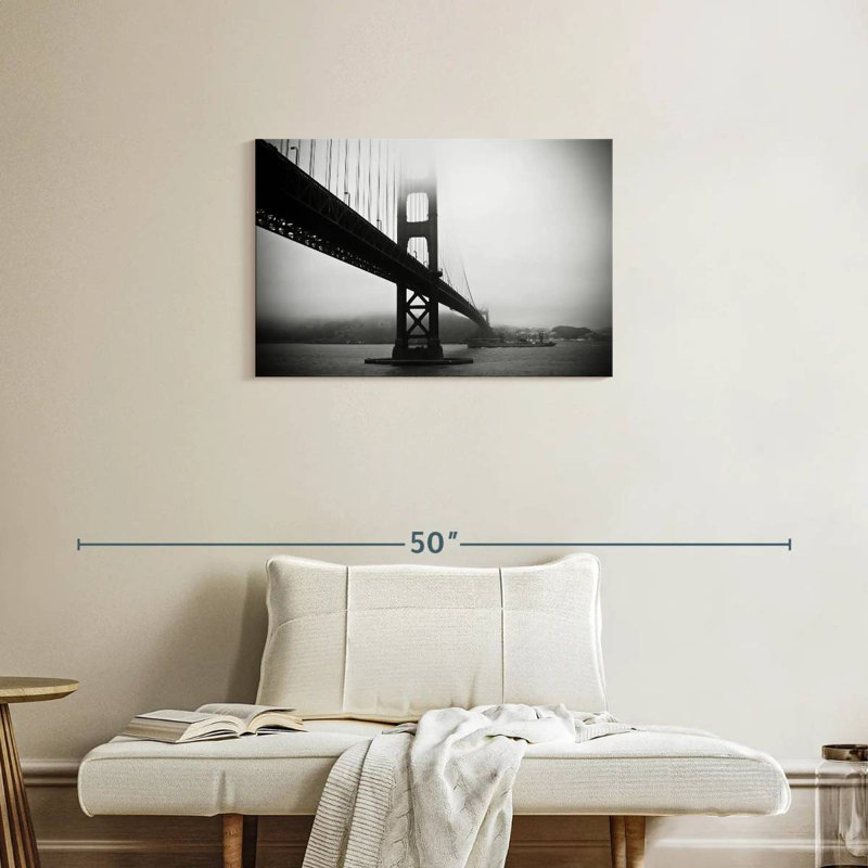 Nicci Smoggy Golden Gate Bridge, H 20 po x l 30 po