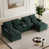 Chenille verte sélectionné