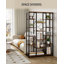 Bookshelf, 6 Tier Bookcase with 15 Open Display Shelves, Adjustable Storage Shelving Unit for Living Room, Home Office, 30 x 100 cm -1758512244-1760564798