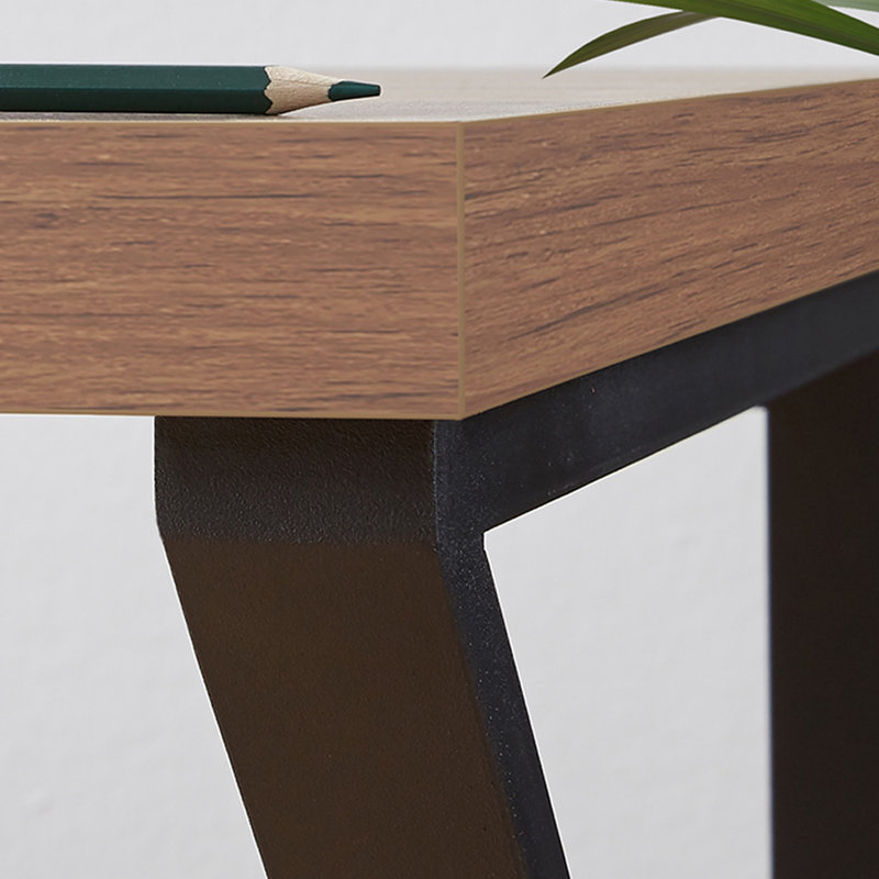 Kelleia Writing Desk, 29.5" H x 60" W x 23.6" D, Rustic Oak