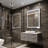 Rectangle Metal Wall Mirror-214898902