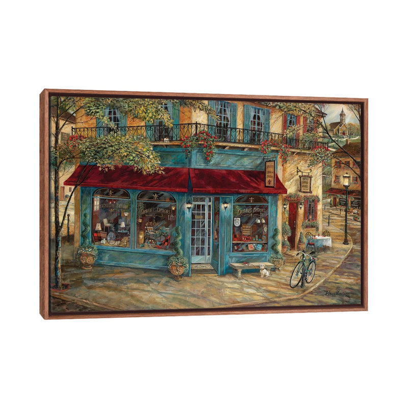 Debbie's Designs by Ruane Manning - Painting Print, No Matte, 40" H x 60" W x 1.5" D, Brown Framed Canvas