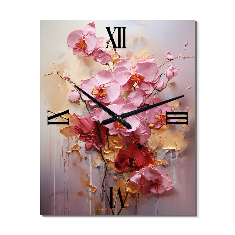 Horloge murale Orchid Elegance Dream I - Orchid, Médium
